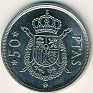 50 Pesetas Spain 1975 KM# 809. Uploaded by Granotius